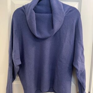 Cyrus Cowl Neck Sweater in Periwinkle